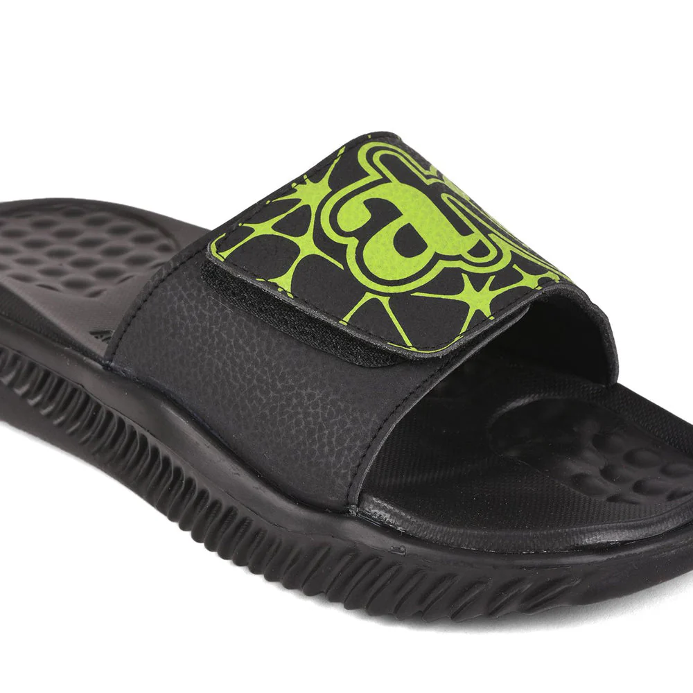 AHA (Black) Slides For Men STAMINA-26 By Liberty - Image 6