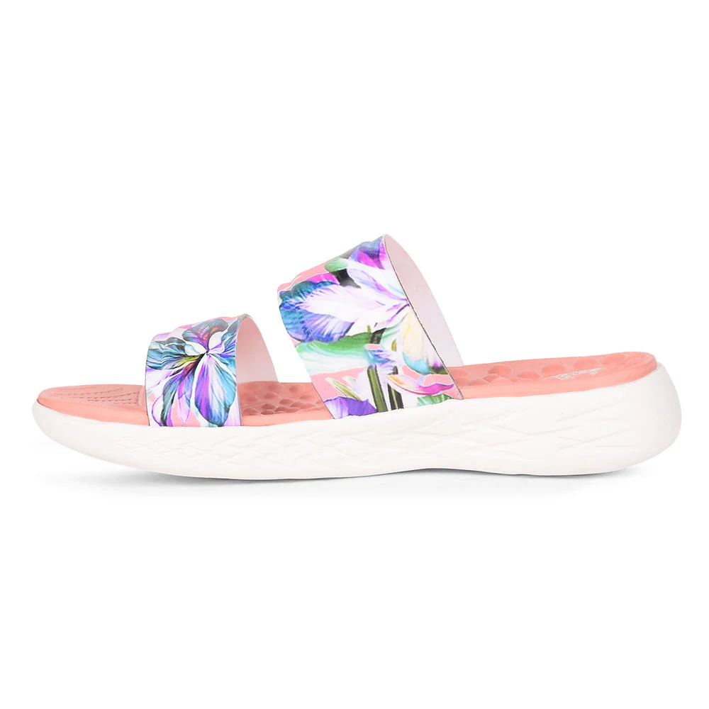 AHA Casual Peach Flip Flop For Women IMPACT-15 By Liberty - Image 3