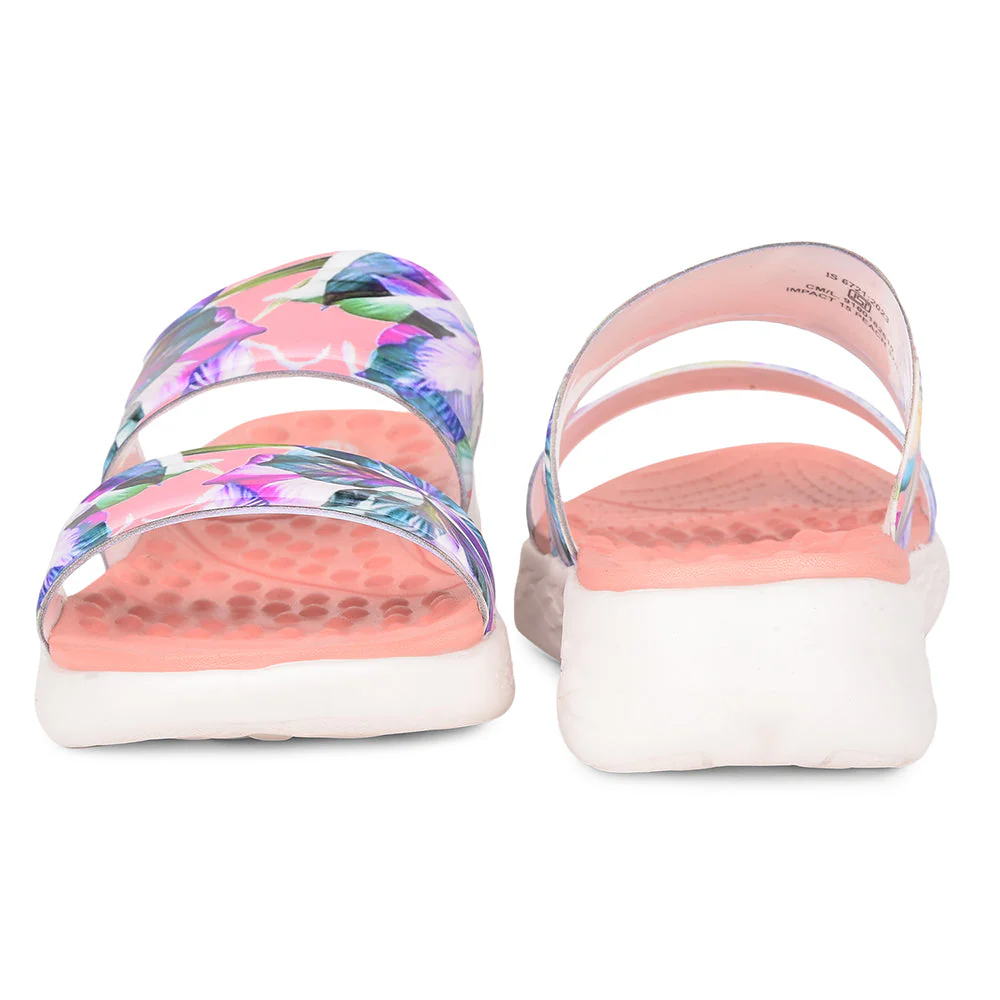AHA Casual Peach Flip Flop For Women IMPACT-15 By Liberty - Image 5