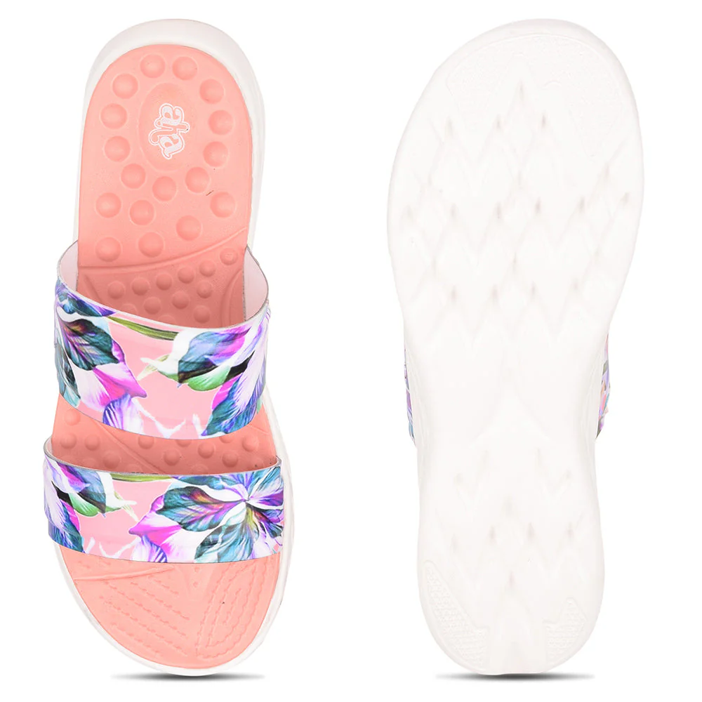 AHA Casual Peach Flip Flop For Women IMPACT-15 By Liberty - Image 6