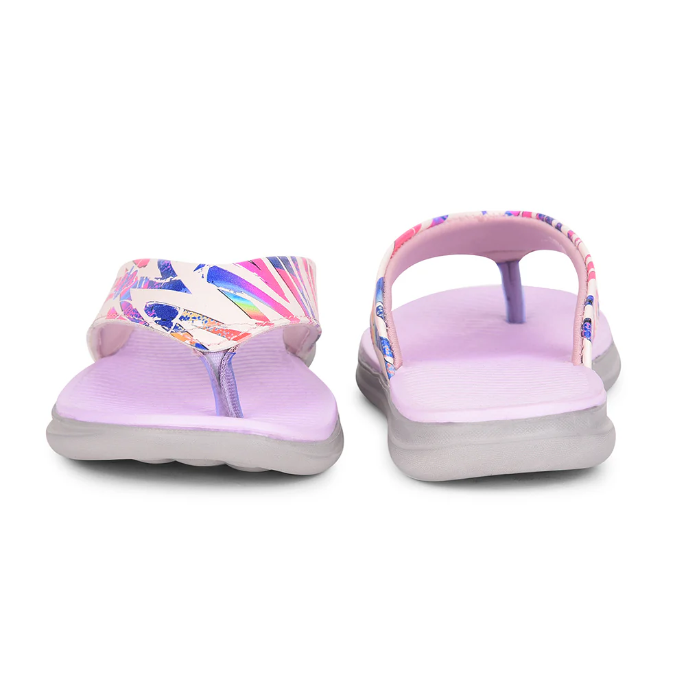 AHA Casual Purple Flip Flops For Women KIARA-6 By Liberty - Image 6