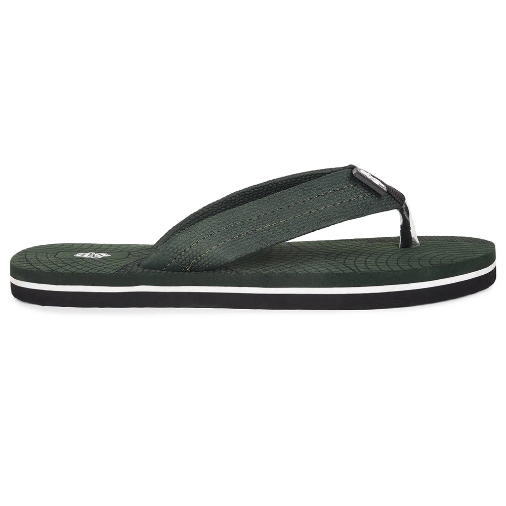 AHA Casual Olive Green Flip Flop For Men ORTHO-20 By Liberty - Image 2