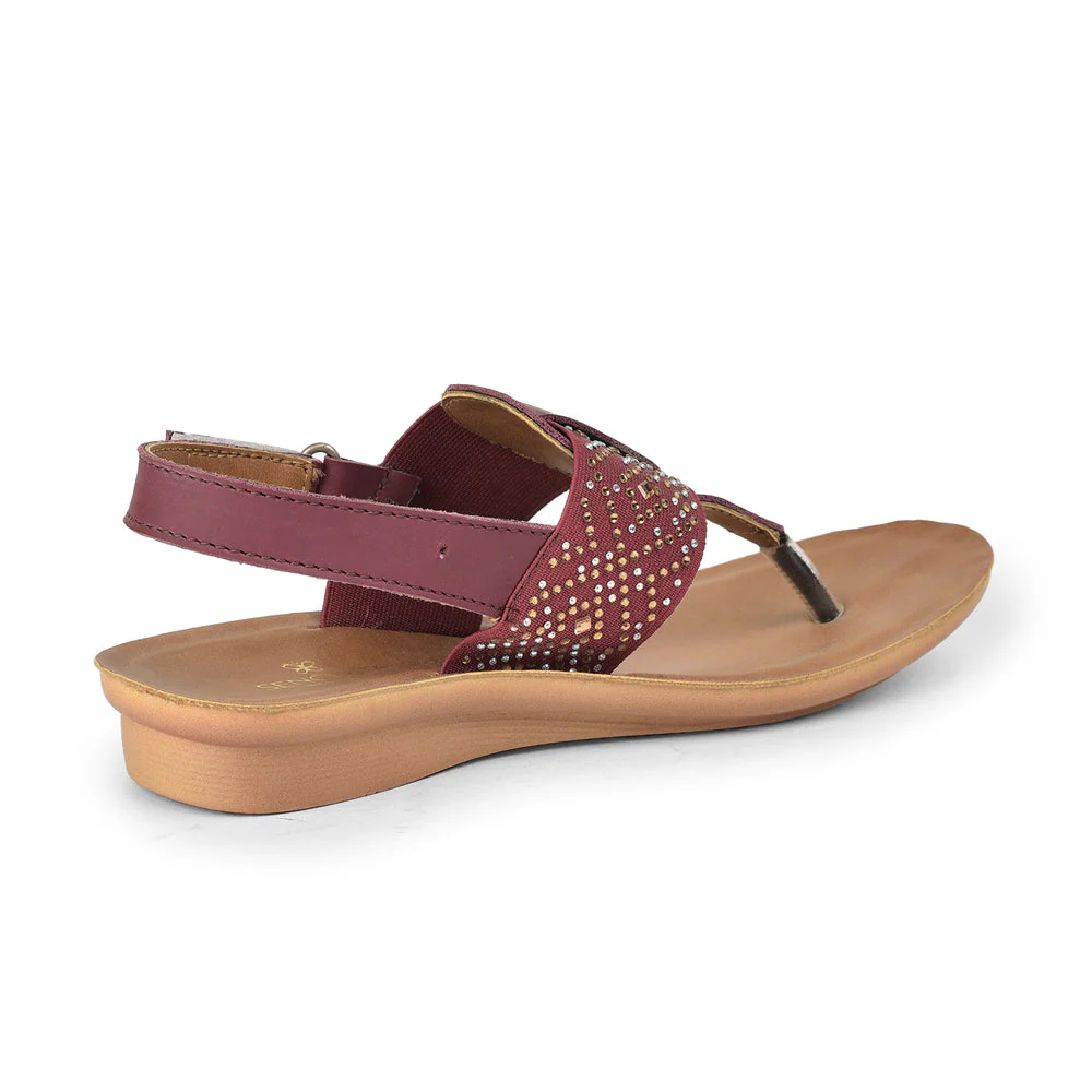 AHA Casual (Cherry) Sandals For Kids DOLLY-8 By Liberty - Image 4