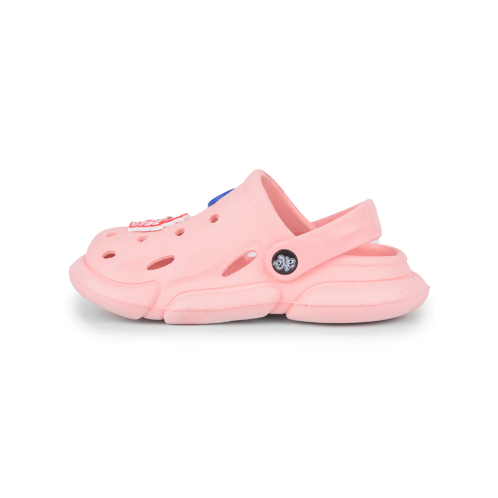 AHA Casual Light Pink Clogs For Kids ZQ-SH-018 By Liberty - Image 3