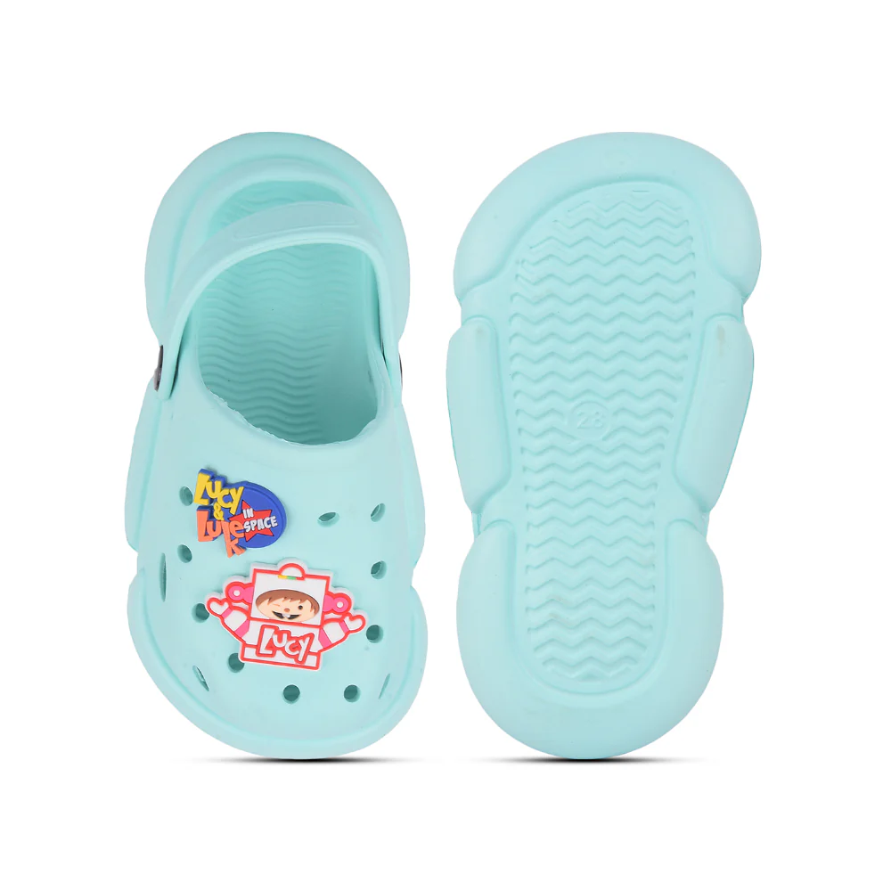 AHA Casual Green Clogs For Kids ZQ-SH-018 By Liberty - Image 6
