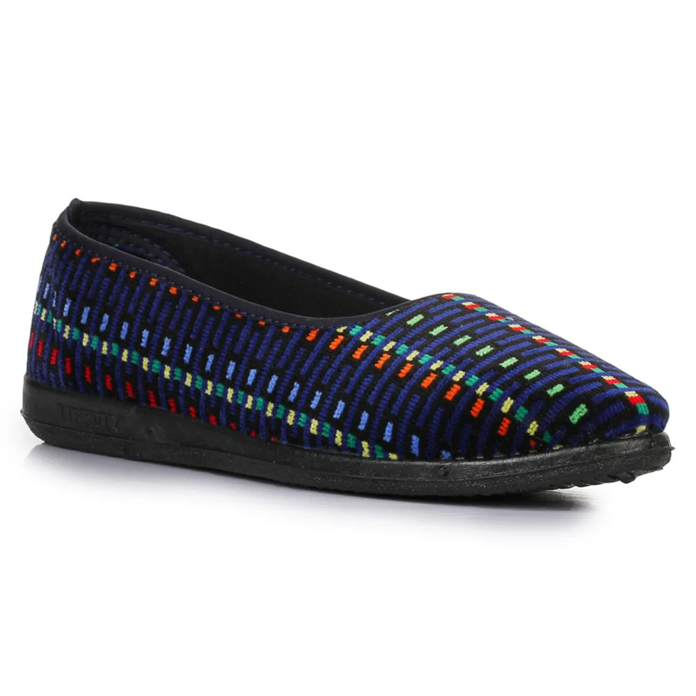 AHA Casual Non-Lacing Blue Ballerina Shoes For Women SPL. BELLY By Liberty