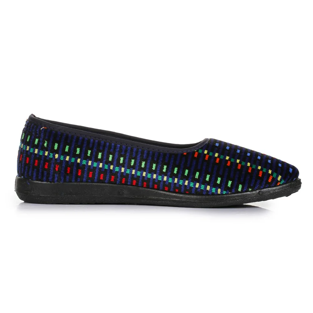 AHA Casual Non-Lacing Blue Ballerina Shoes For Women SPL. BELLY By Liberty - Image 2