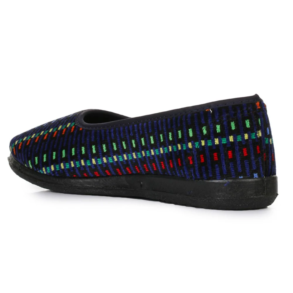 AHA Casual Non-Lacing Blue Ballerina Shoes For Women SPL. BELLY By Liberty - Image 3