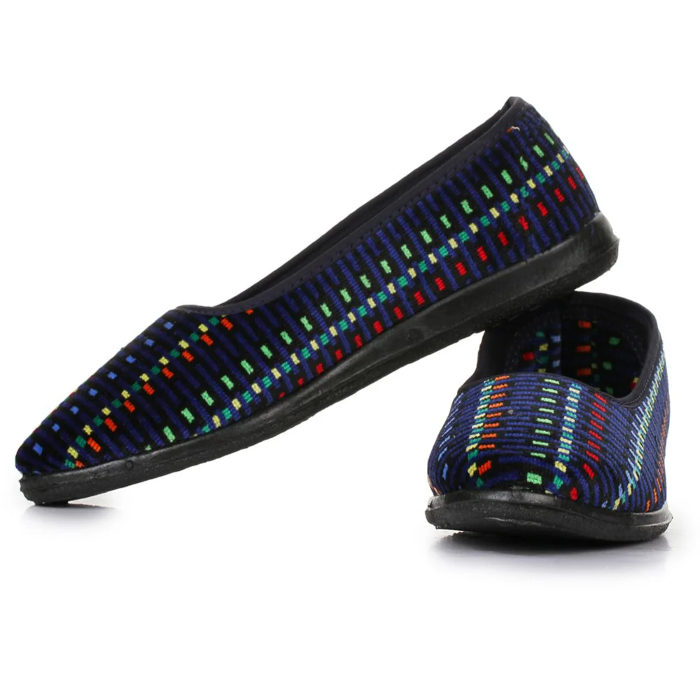 AHA Casual Non-Lacing Blue Ballerina Shoes For Women SPL. BELLY By Liberty - Image 5