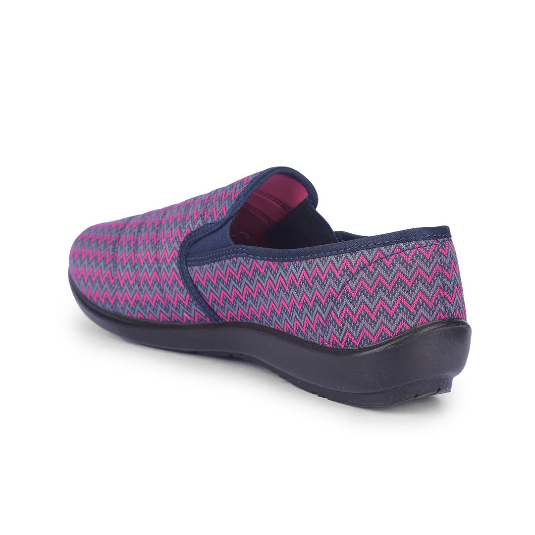 AHA Casual Non-Lacing Purple Ballerina Shoes For Women SELINA-101 By Liberty - Image 6