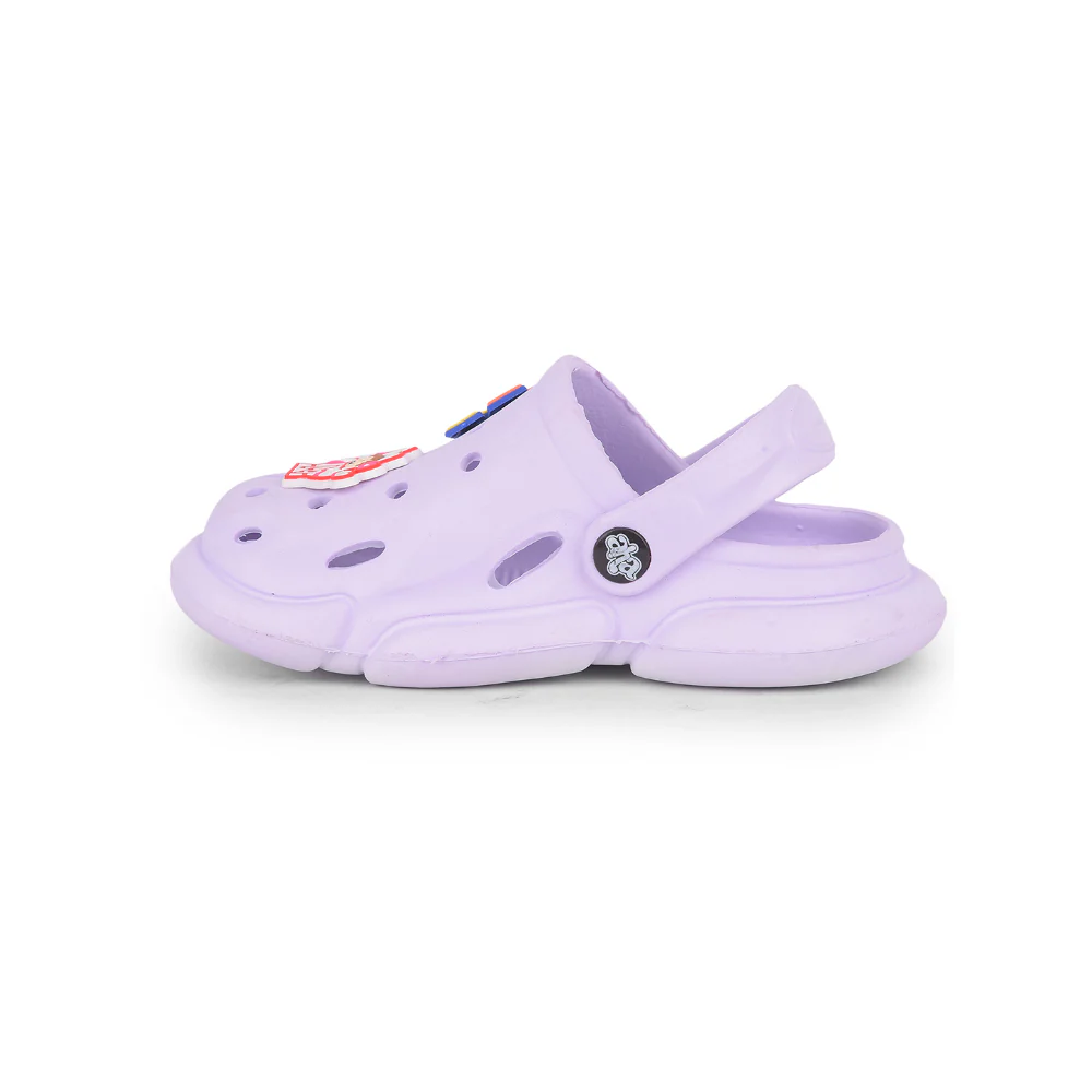 AHA Casual Purple Clogs For Kids ZQ-SH-018 By Liberty - Image 3