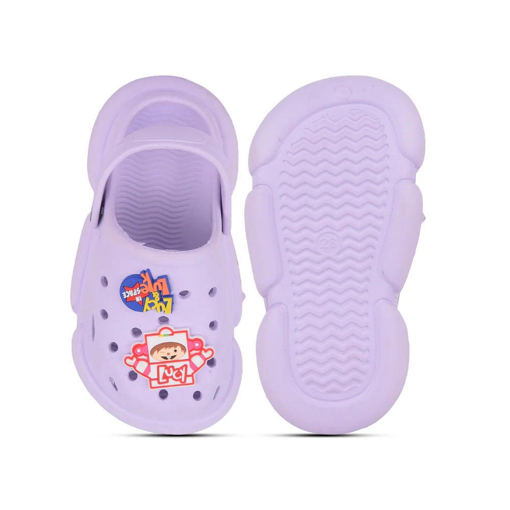 AHA Casual Purple Clogs For Kids ZQ-SH-018 By Liberty - Image 6