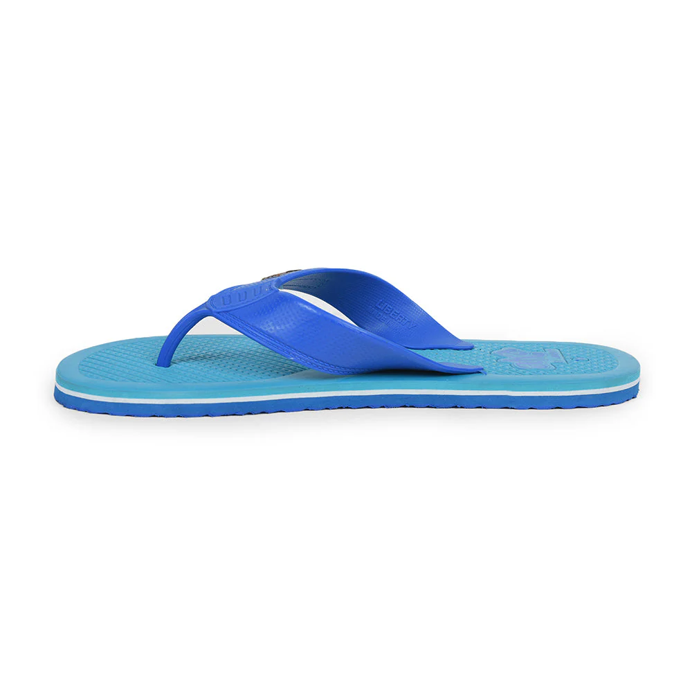 A-HA Casual Sky Blue Flip-Flops For Men HARRISON By Liberty - Image 3