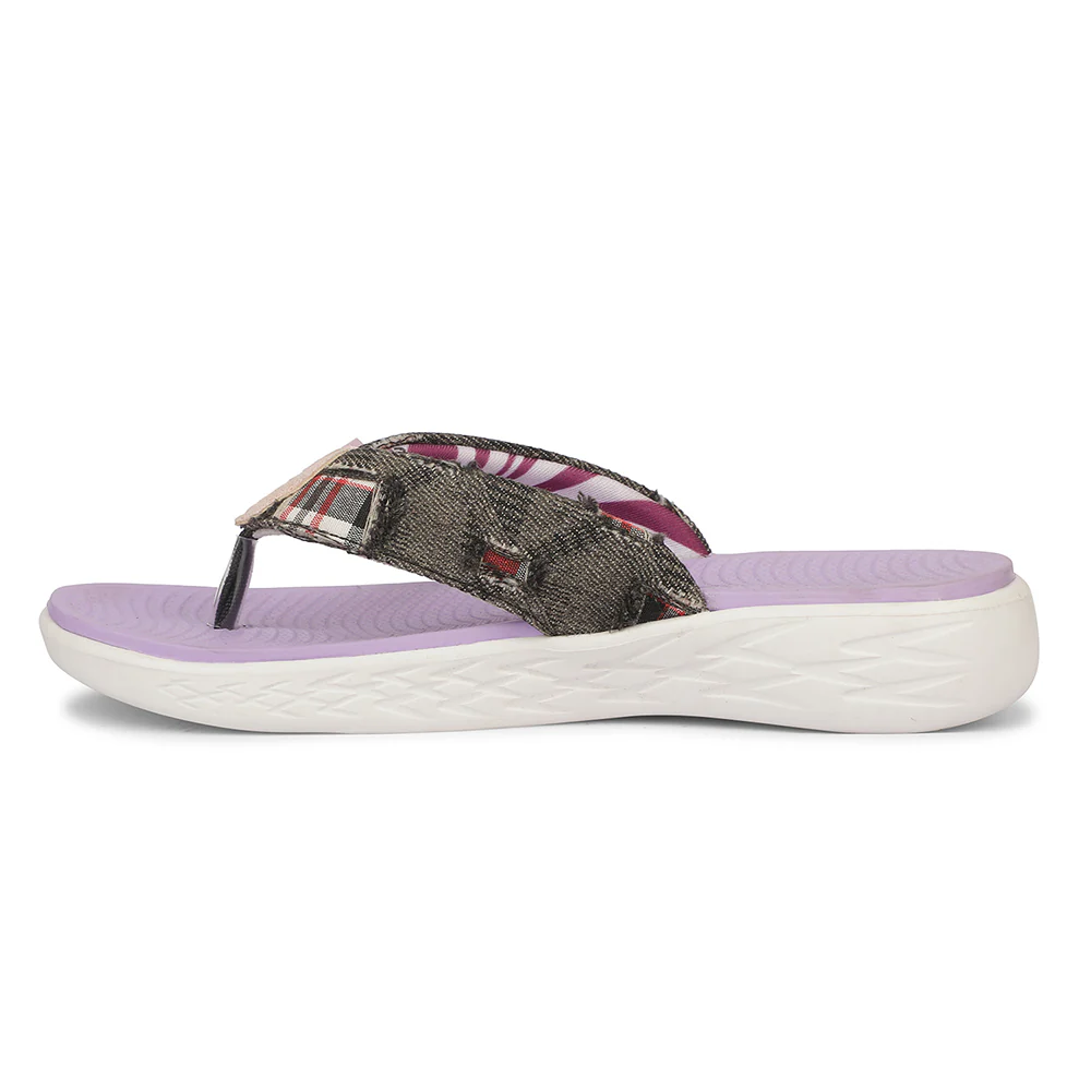 A-HA IMPACT-L37 EVA Black Casual Slippers for women By Liberty - Image 5