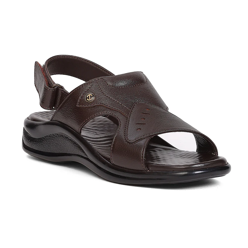 Healers 2025-779 Brown Casual Flat Sandal for Men By Liberty