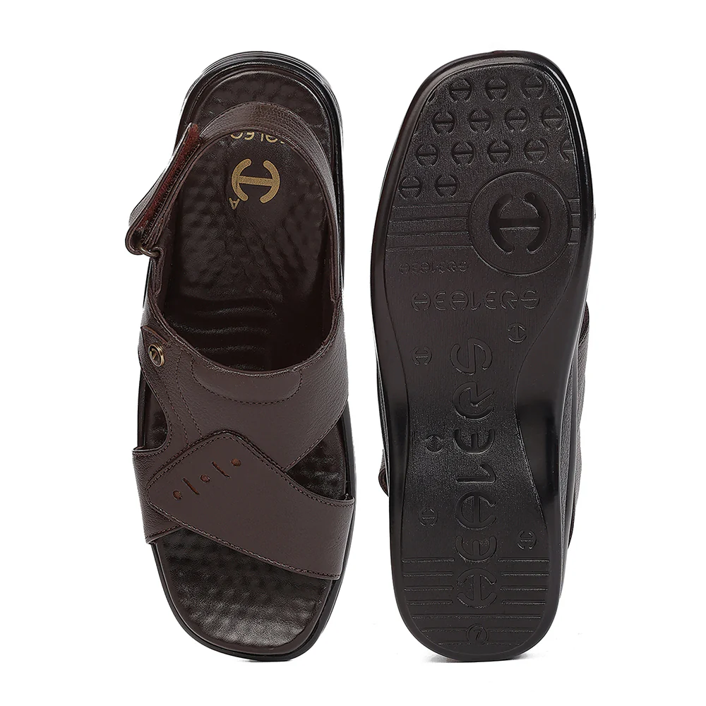 Healers 2025-779 Brown Casual Flat Sandal for Men By Liberty - Image 4