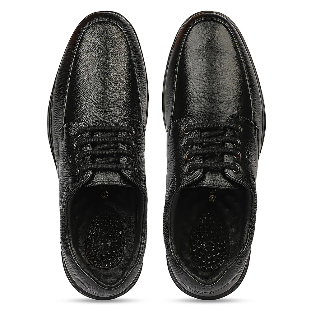 Healers LER-4 Black Office Edit Formal Lacing Debry Shoes for Men By Liberty - Image 8