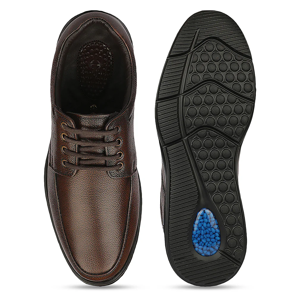 Healers LER-4 Brown Office Edit Formal Lacing Debry Shoes for Men By Liberty - Image 4