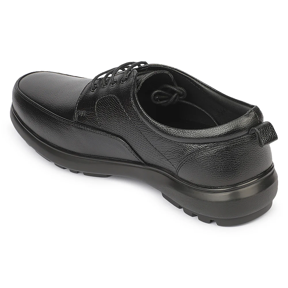 Healers OML-3 Office Edit Black Formal Lacing Debry Shoes for Men By Liberty - Image 3