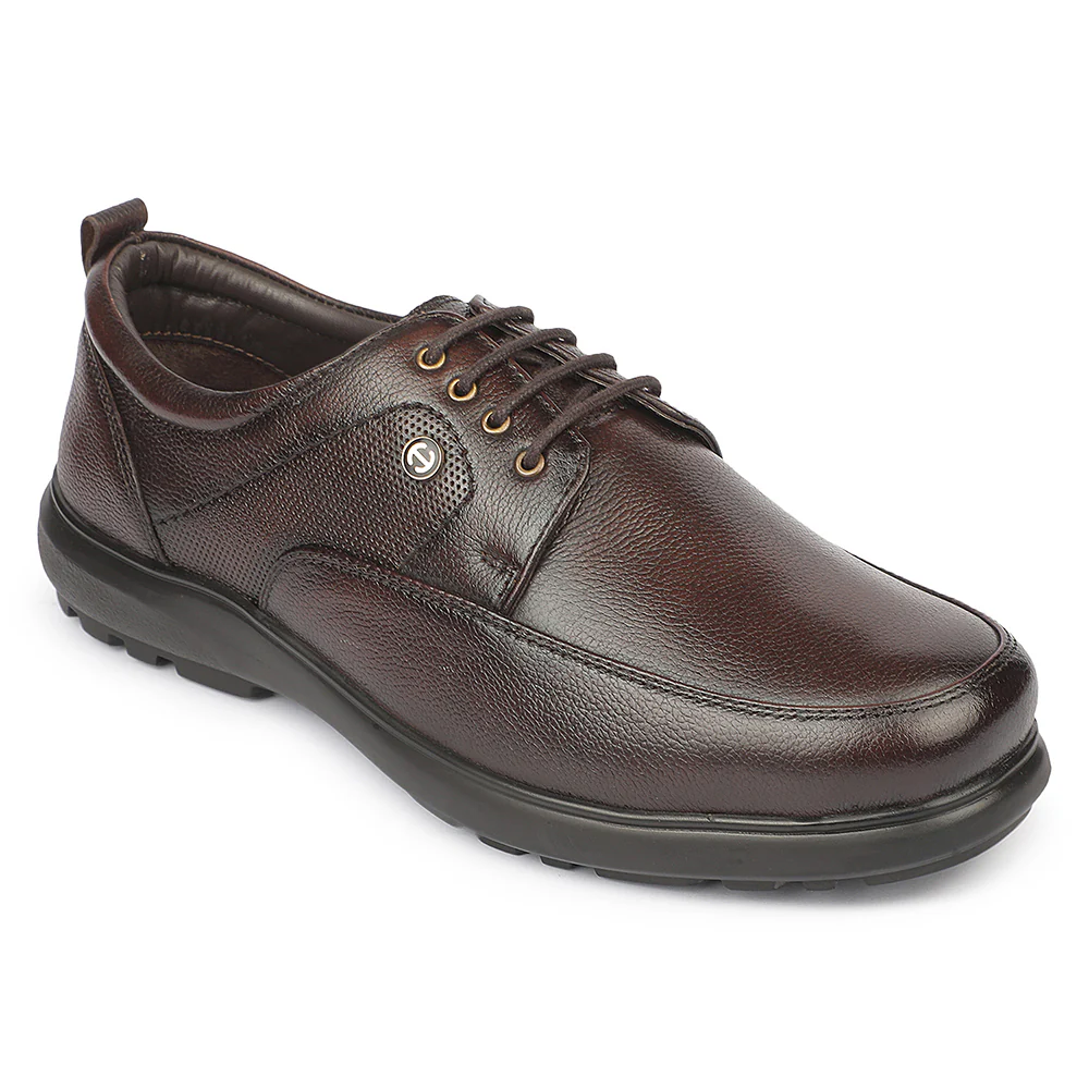 Healers OML-3 Office Edit Brown Formal Lacing Debry Shoes for Men By Liberty