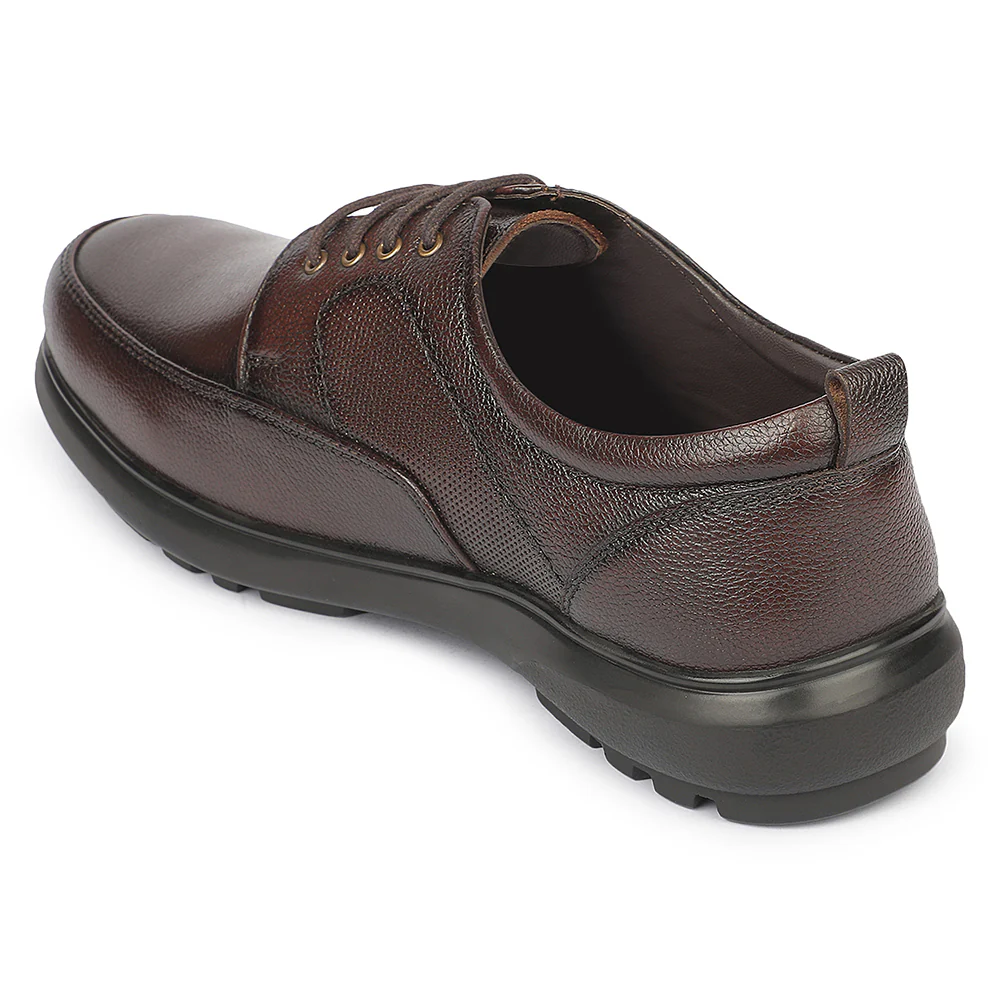 Healers OML-3 Office Edit Brown Formal Lacing Debry Shoes for Men By Liberty - Image 3
