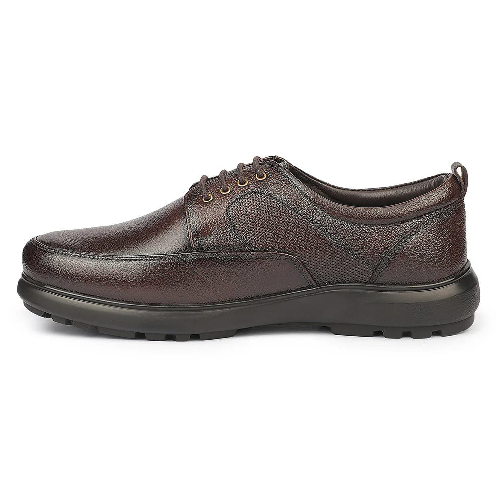 Healers OML-3 Office Edit Brown Formal Lacing Debry Shoes for Men By Liberty - Image 6