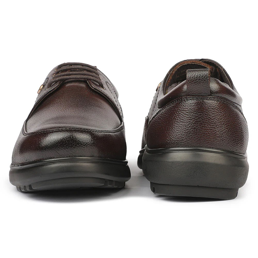 Healers OML-3 Office Edit Brown Formal Lacing Debry Shoes for Men By Liberty - Image 7