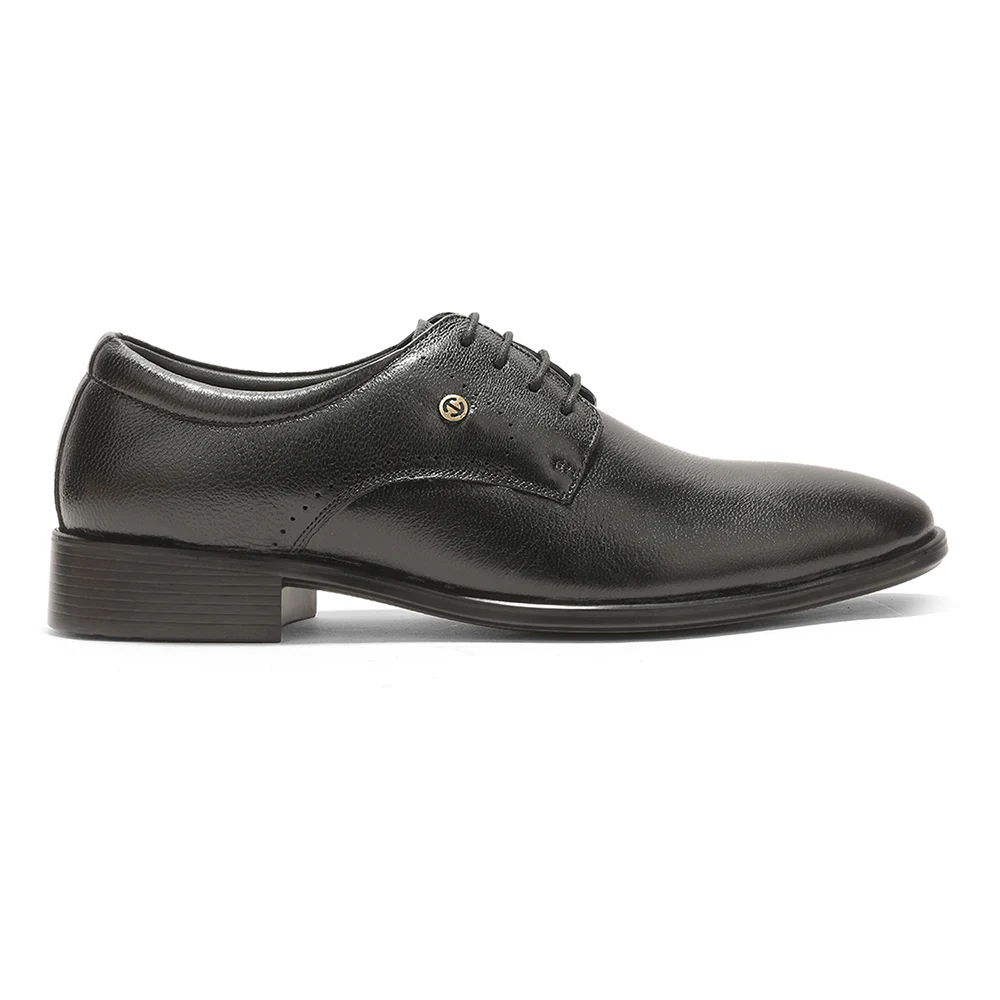 Healers SCL-16 Black Formal Lacing Debry Shoes for Men By Liberty - Image 3