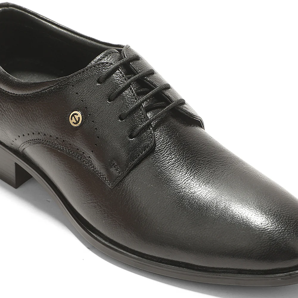 Healers SCL-16 Black Formal Lacing Debry Shoes for Men By Liberty - Image 6