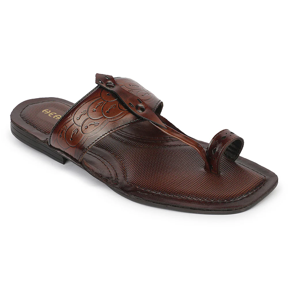 Healers VAL-7 Celebration Edit Men's Tan Casual Slip-On Slippers by Liberty
