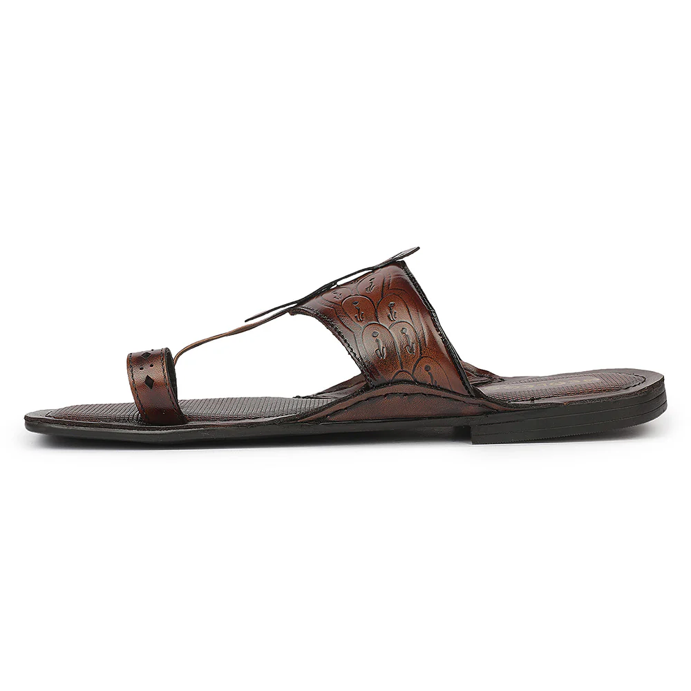 Healers VAL-7 Celebration Edit Men's Tan Casual Slip-On Slippers by Liberty - Image 6