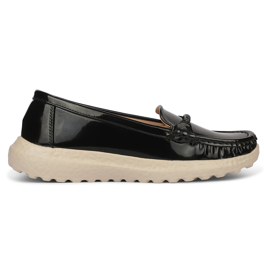 Healers ZQ-FDBL-08 Bellies Black Casual Ballerina Shoes for women by Liberty - Image 2