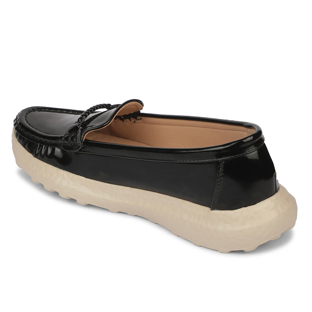 Healers ZQ-FDBL-08 Bellies Black Casual Ballerina Shoes for women by Liberty - Image 3