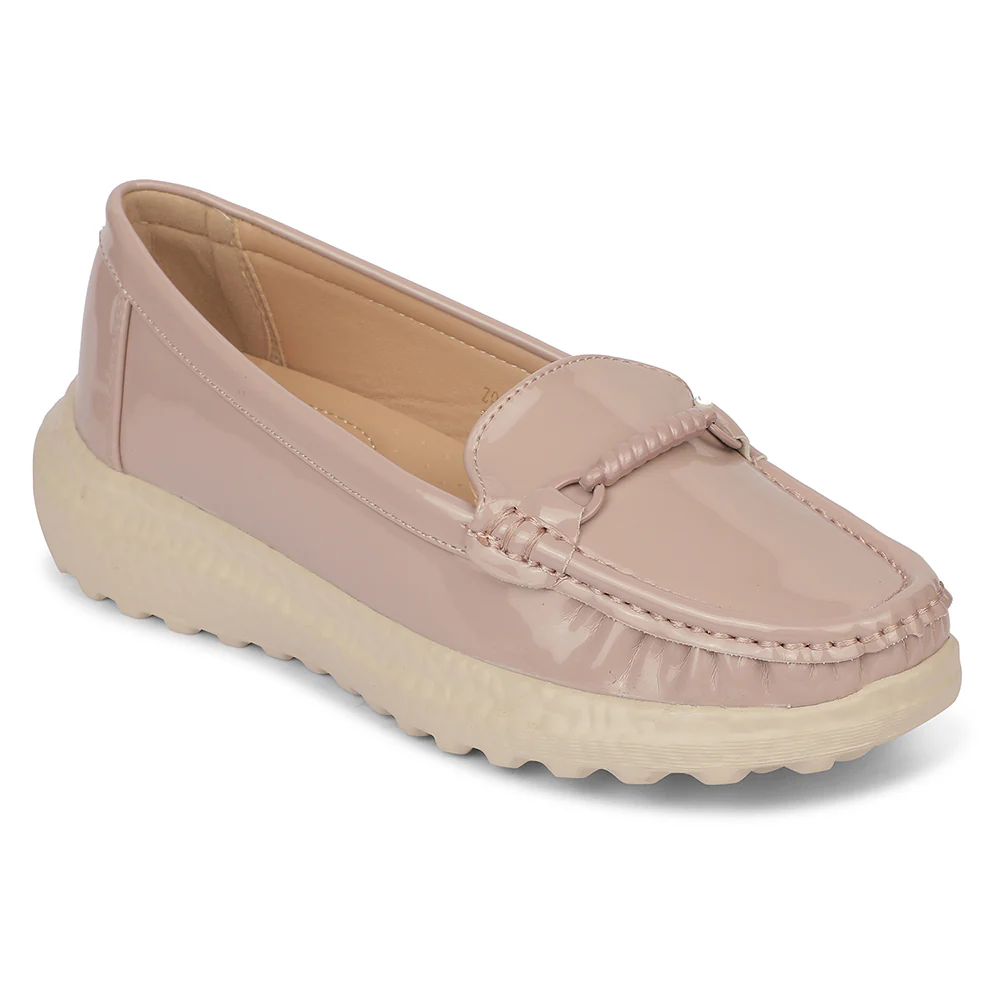 Healers ZQ-FDBL-08 Bellies Peach Casual Ballerina Shoes for women by Liberty