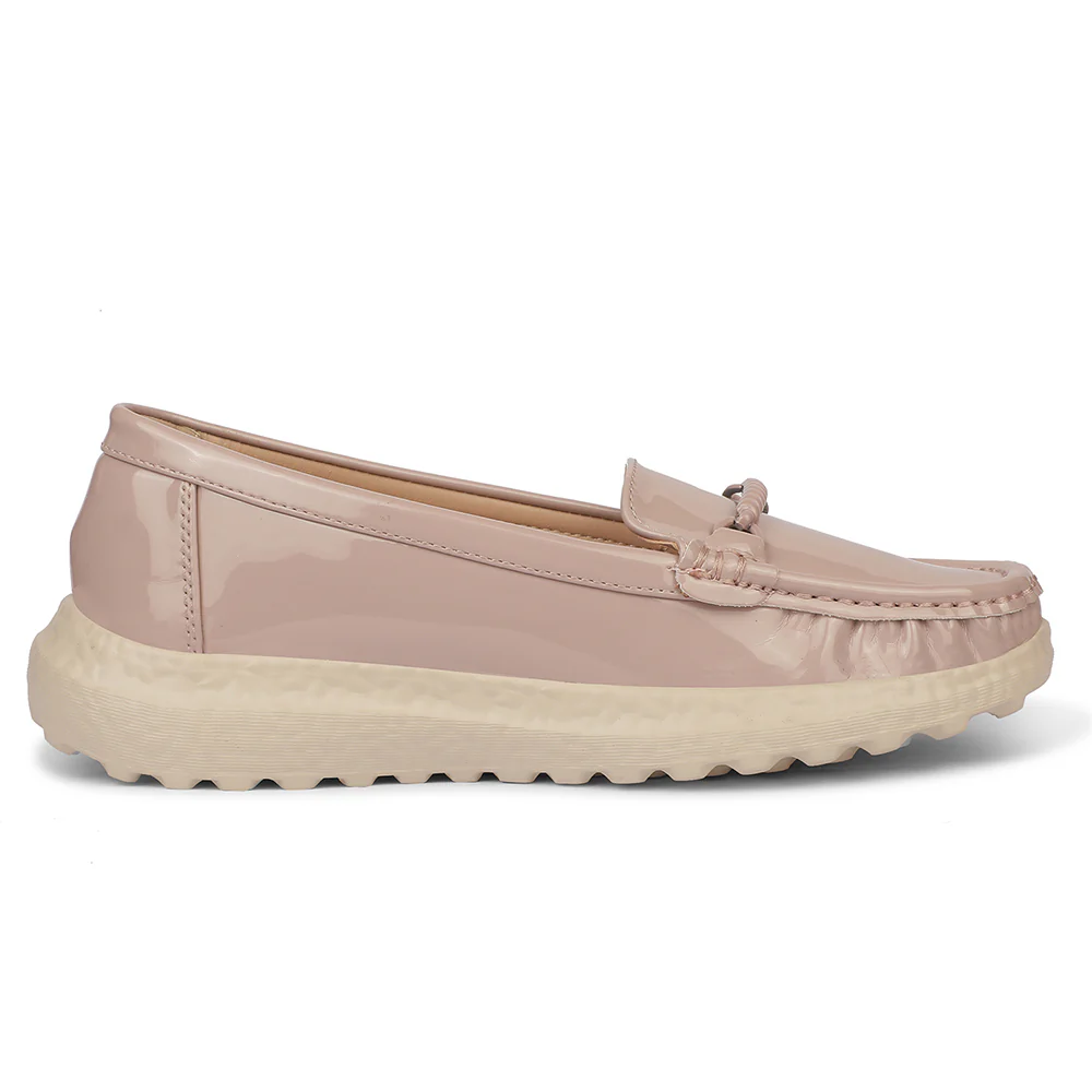 Healers ZQ-FDBL-08 Bellies Peach Casual Ballerina Shoes for women by Liberty - Image 2