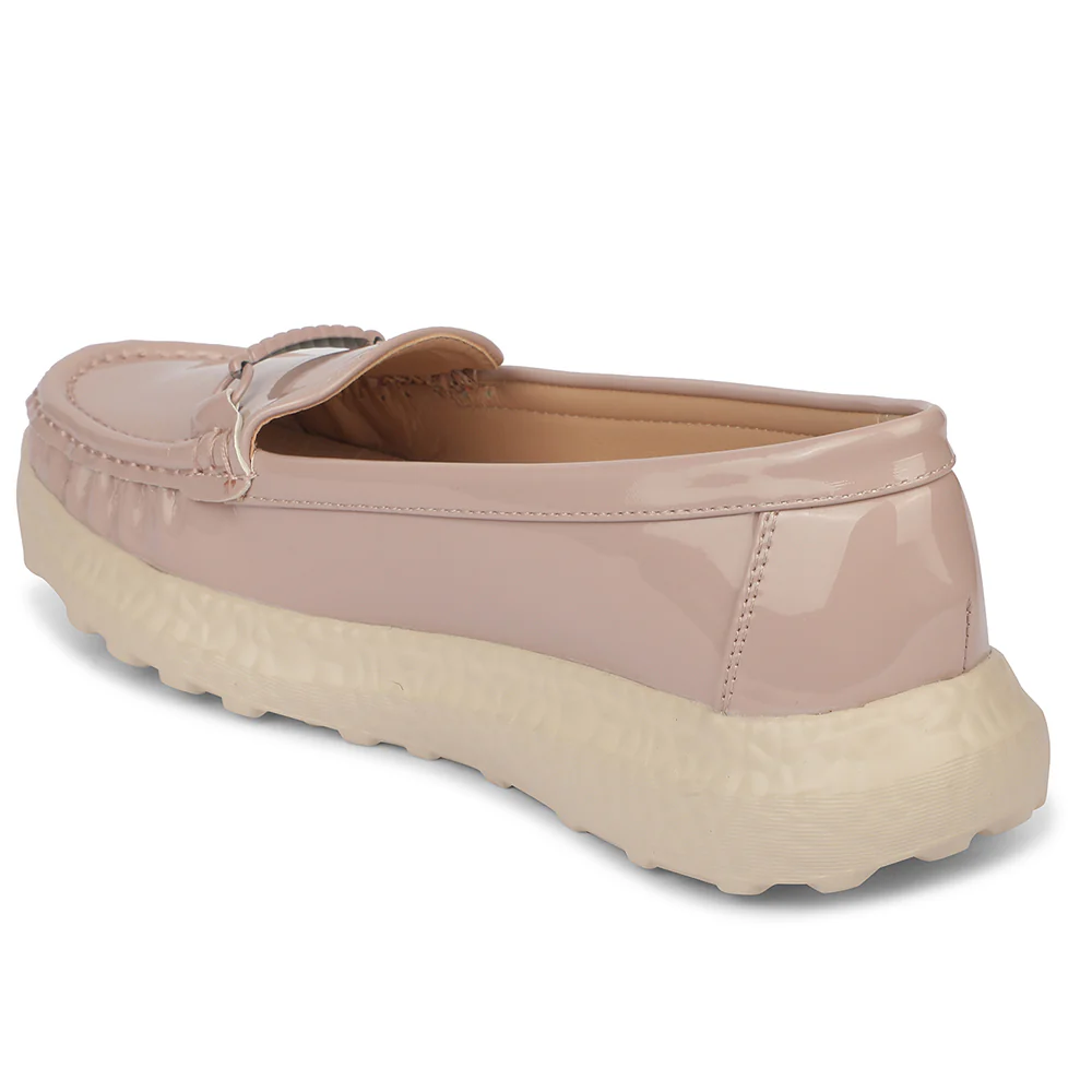 Healers ZQ-FDBL-08 Bellies Peach Casual Ballerina Shoes for women by Liberty - Image 3