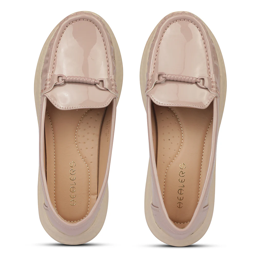 Healers ZQ-FDBL-08 Bellies Peach Casual Ballerina Shoes for women by Liberty - Image 7