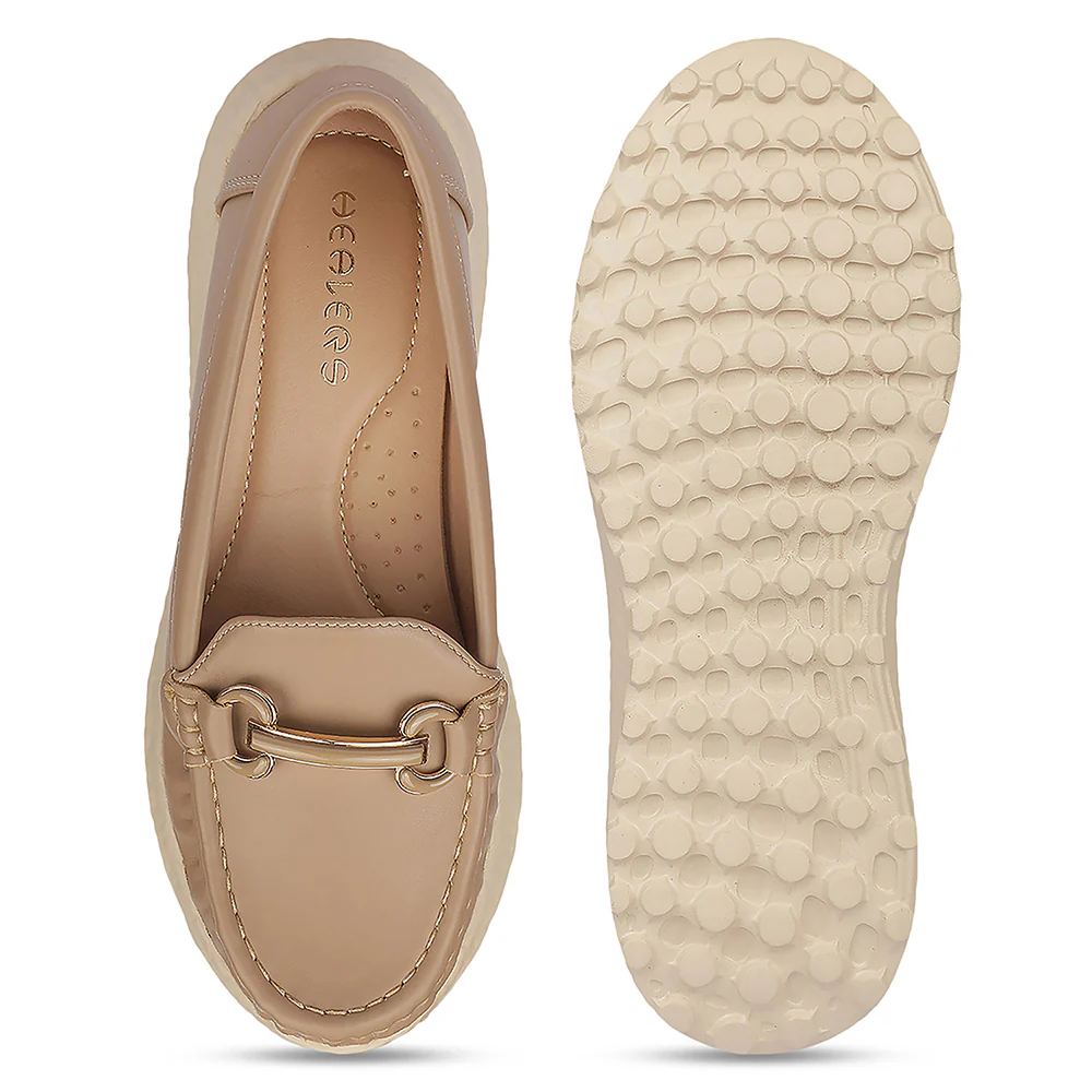 Healers ZQ-FDBL-10 Beige Casual Bellies Shoes for women by Liberty - Image 4