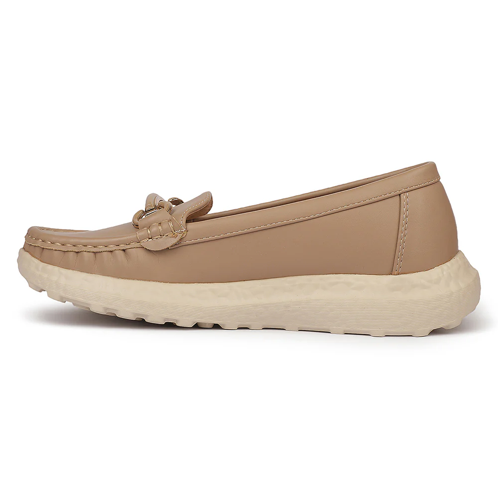 Healers ZQ-FDBL-10 Beige Casual Bellies Shoes for women by Liberty - Image 6