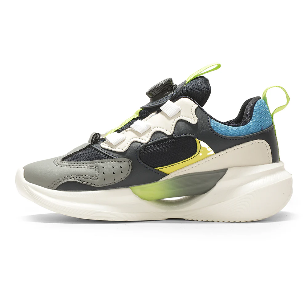 Leap7x Grey Sports Non Lacing Running Shoes For Kids GAMEON-1 By Liberty - Image 7