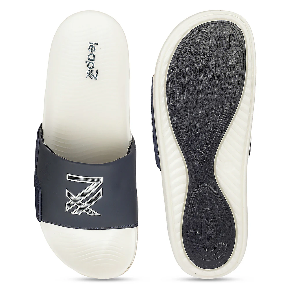 Leap7X NITWALK-5 Nitro Navy Blue Casual Slippers for Men By Liberty - Image 4