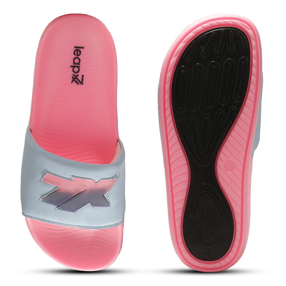 Leap7X NITWALK-L2 Women's Blue Casual Slip-on Slippers - Nitro Sole with Colorblock Design - Image 5