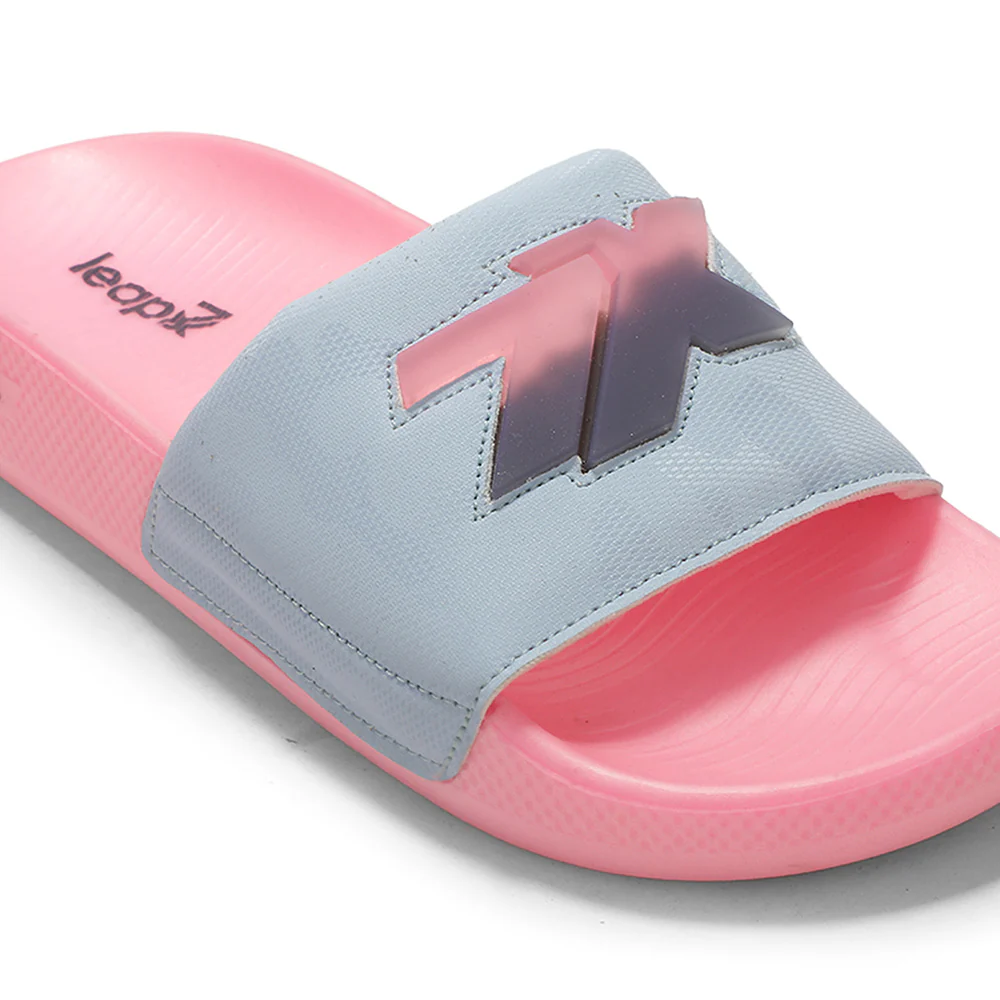 Leap7X NITWALK-L2 Women's Blue Casual Slip-on Slippers - Nitro Sole with Colorblock Design - Image 6