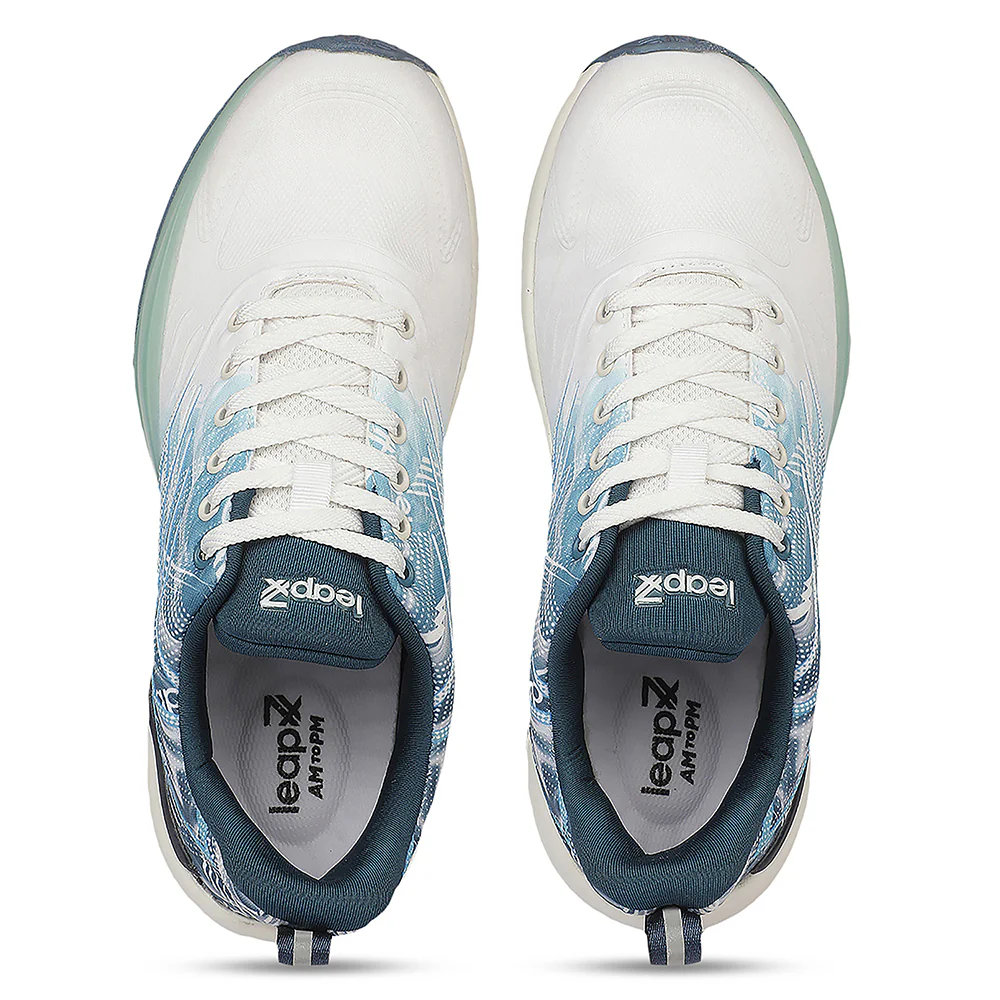 Leap7X ROMIO-2 Blue Sports Lacing Running Shoes for Men by Liberty - Image 8