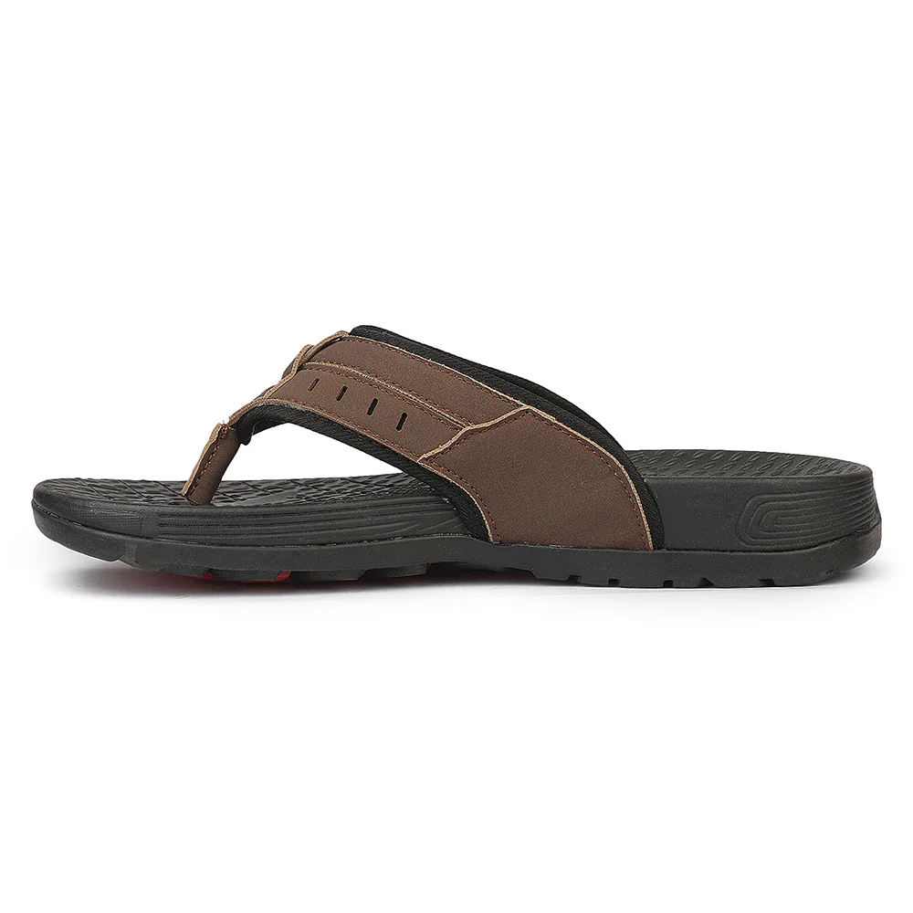Leap7X VELOCITY-1 EVA Brown Casual Slippers for Men by Liberty - Image 6