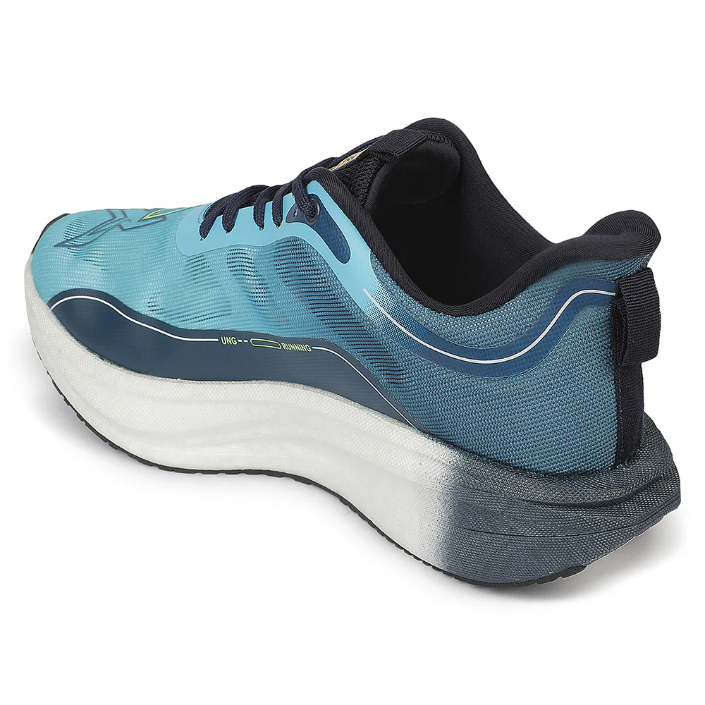Leap7X ZLP-XM-19 Sea Green Sports Lacing Running Shoes for Men By Liberty - Image 3