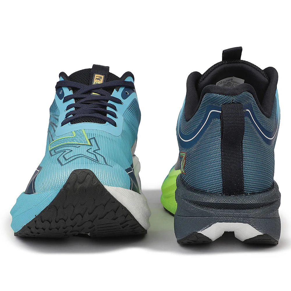 Leap7X ZLP-XM-19 Sea Green Sports Lacing Running Shoes for Men By Liberty - Image 7