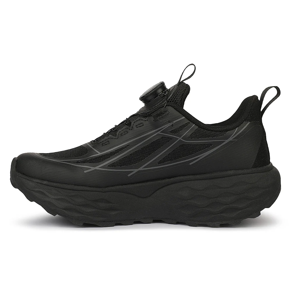 Leap7X ZQ-WFL-04 Black Twist & Go Sports Non Lacing Walking Shoes for women by Liberty - Image 6