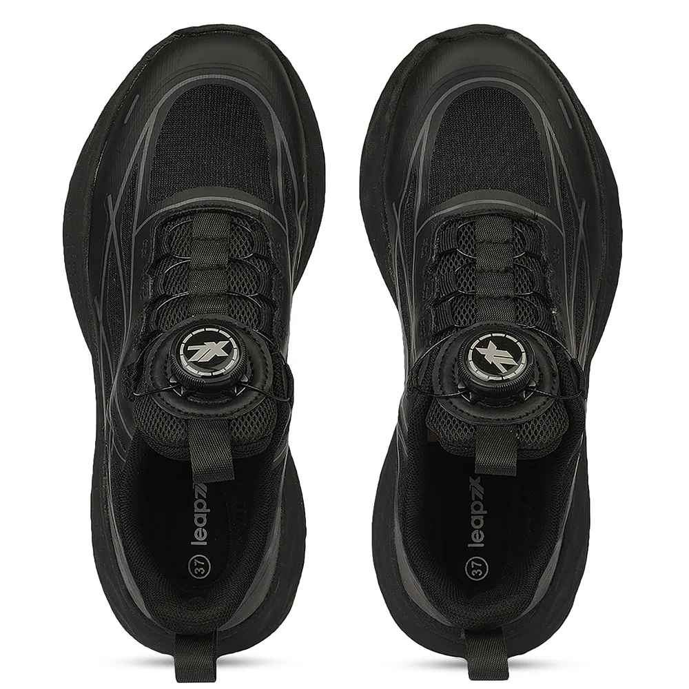 Leap7X ZQ-WFL-04 Black Twist & Go Sports Non Lacing Walking Shoes for women by Liberty - Image 8