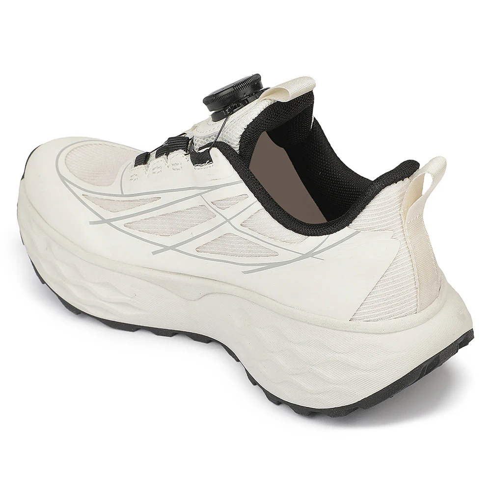 Leap7X ZQ-WFL-04 Off White Twist & Go Sports Non Lacing Walking Shoes for Women By Liberty - Image 3